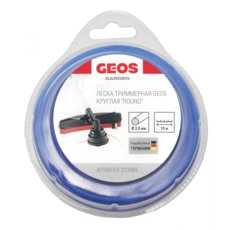 Леска триммерная GEOS круглая Round 2.0мм, 15м