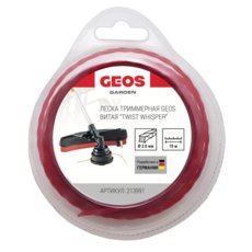 Леска триммерная GEOS витая Twist Whisper 2.0мм, 15м